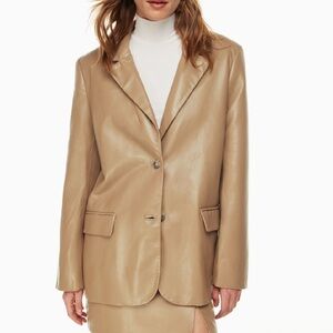 Wilfred Vegan Leather Relaxed Fit Blazer